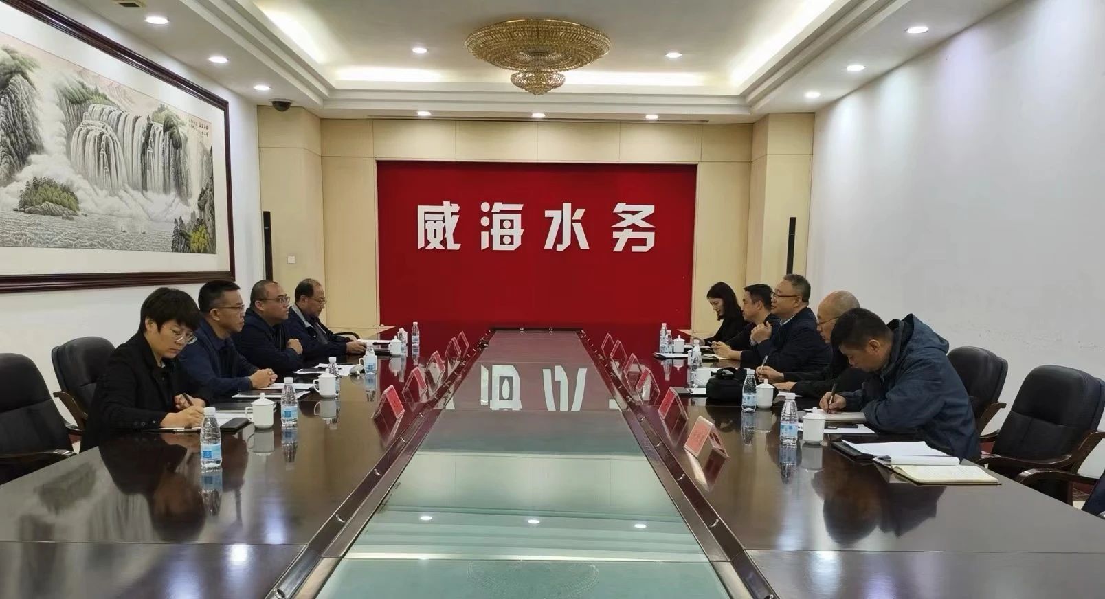 市国资委、水务集团考察组赴威海考察交流——加速推进构建“大水务”发展格局